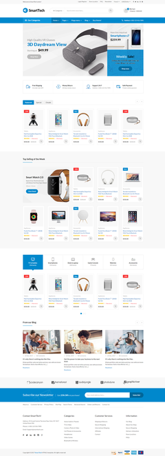 SmartTech 基于Bootstrap的響應(yīng)式電子產(chǎn)品電商網(wǎng)站模板